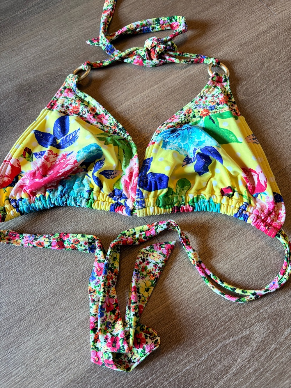 Women Agua Bendita Swim Bikini Top